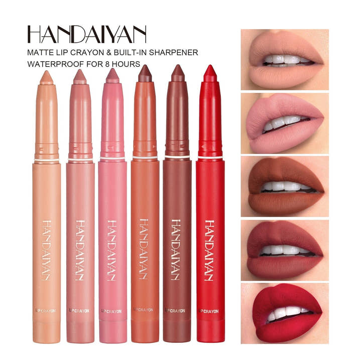 12 Colors Sharpenable Matte Lipstick