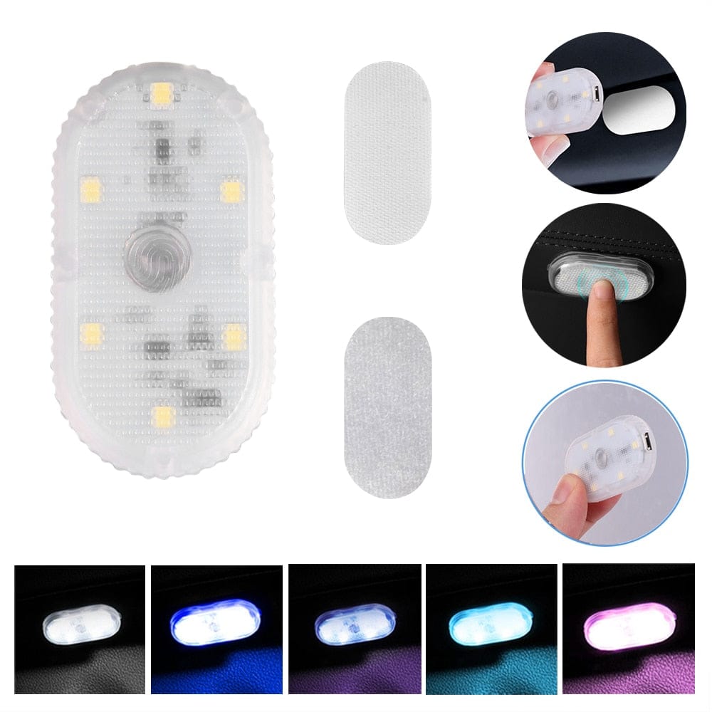 (Set 4 Pcs) Car Interior LED Sensor Light