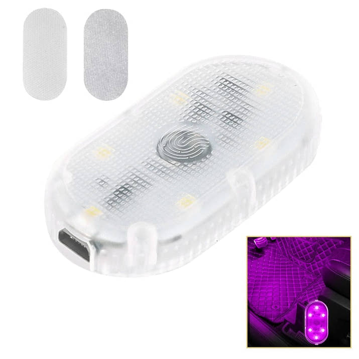 (Set 4 Pcs) Car Interior LED Sensor Light