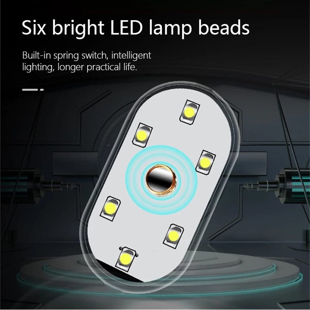 (Set 4 Pcs) Car Interior LED Sensor Light
