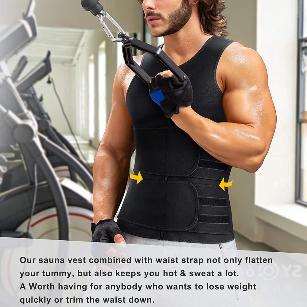 Hot Neoprene Sauna Vest With 2 Velcro