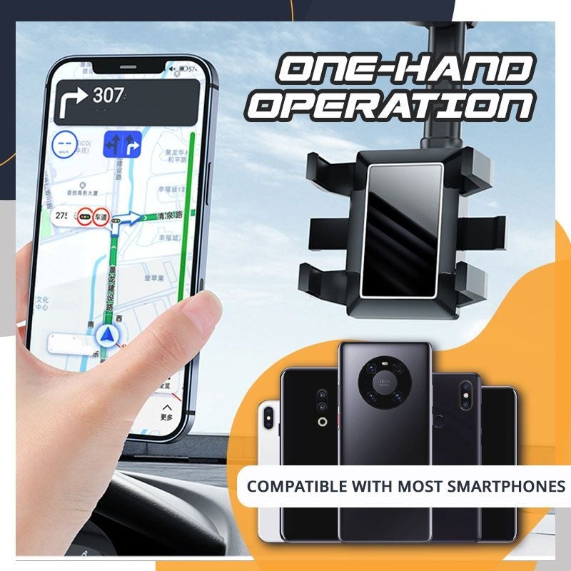 Rotating and Retractable Mobile Phone Holder