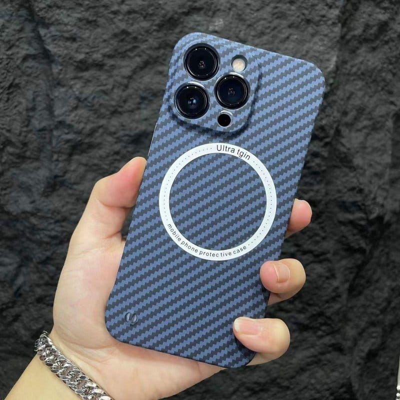 Carbon Fiber Magnetic iPhone Case