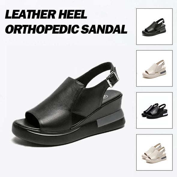 LEATHER HEEL ORTHOPEDIC SANDAL