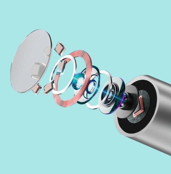 Cucchiaio visibile per eliminazione cerume Wi-Fi, otoscopio USB 1080P HD modello V2