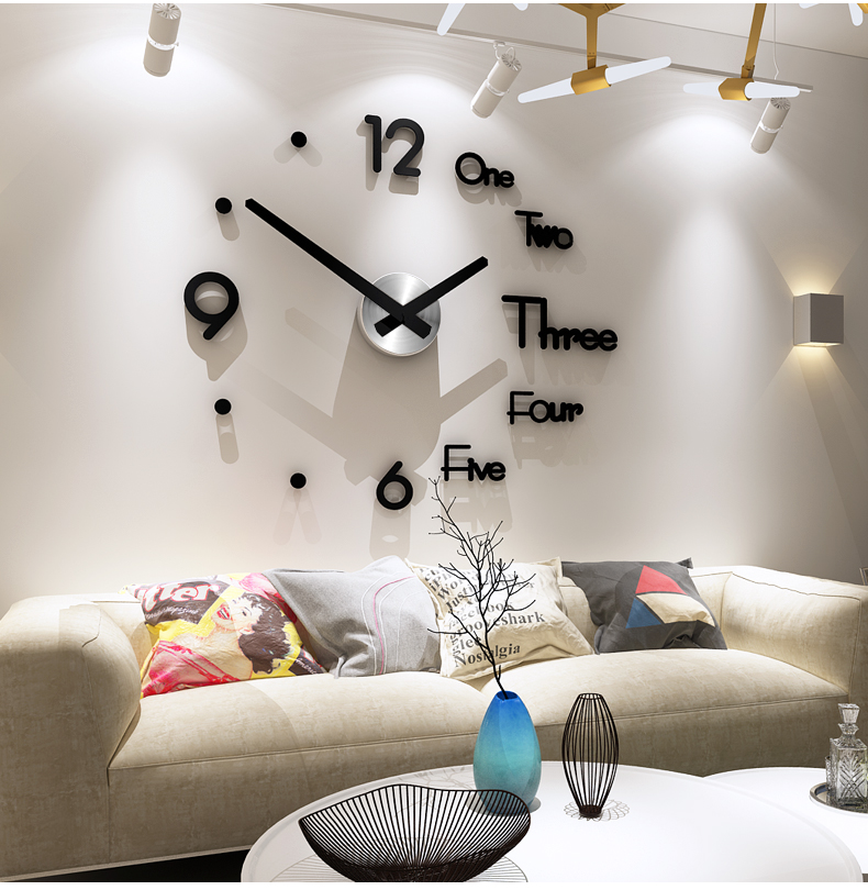 DIY Big Wall Clock Modern
