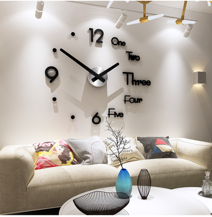 DIY Big Wall Clock Modern