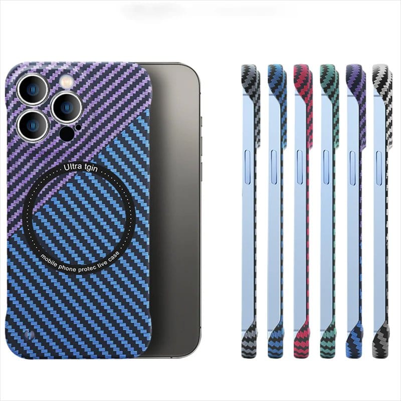 Carbon Fiber Magnetic iPhone Case