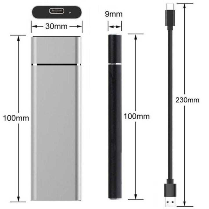 SSD Portable External Hard Drive