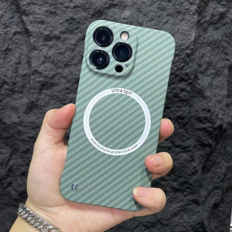 Carbon Fiber Magnetic iPhone Case