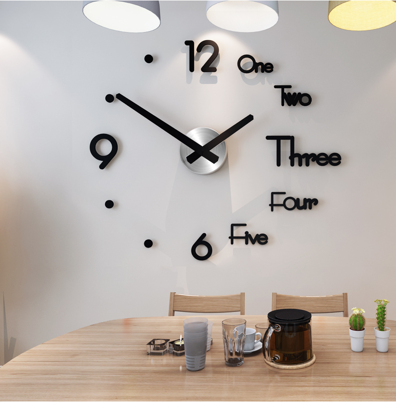 DIY Big Wall Clock Modern