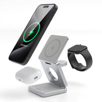 Portable 3-in-1 Wireless Charger™