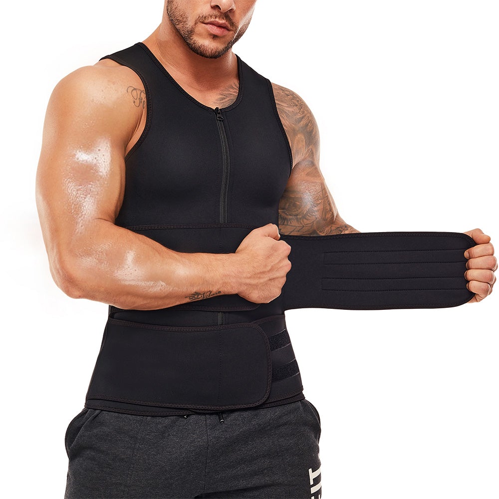 Hot Neoprene Sauna Vest With 2 Velcro