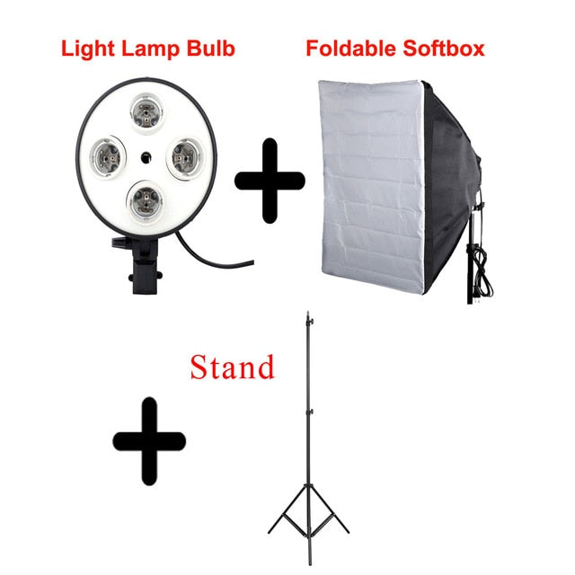 4 in 1 E27 Base Socket Light Lamp Bulb Holder Adapter