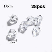 28pcs Transparent Granule Ice Artificial