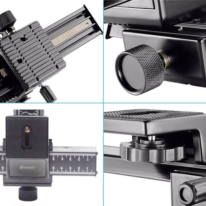 ZAHO™  4 Way Macro Focusing Rail Slider