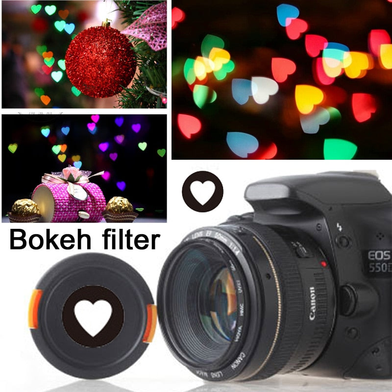 Bokeh Effect Lens Cap Cover Filter