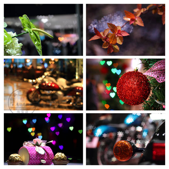Bokeh Effect Lens Cap Cover Filter
