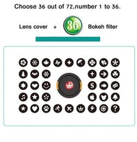 Bokeh Effect Lens Cap Cover Filter