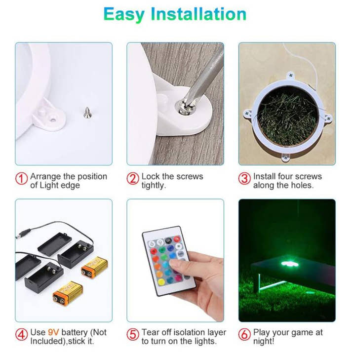 LED Cornhole Lights
