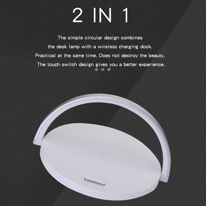 wireless charging, night light, mobile phone holder