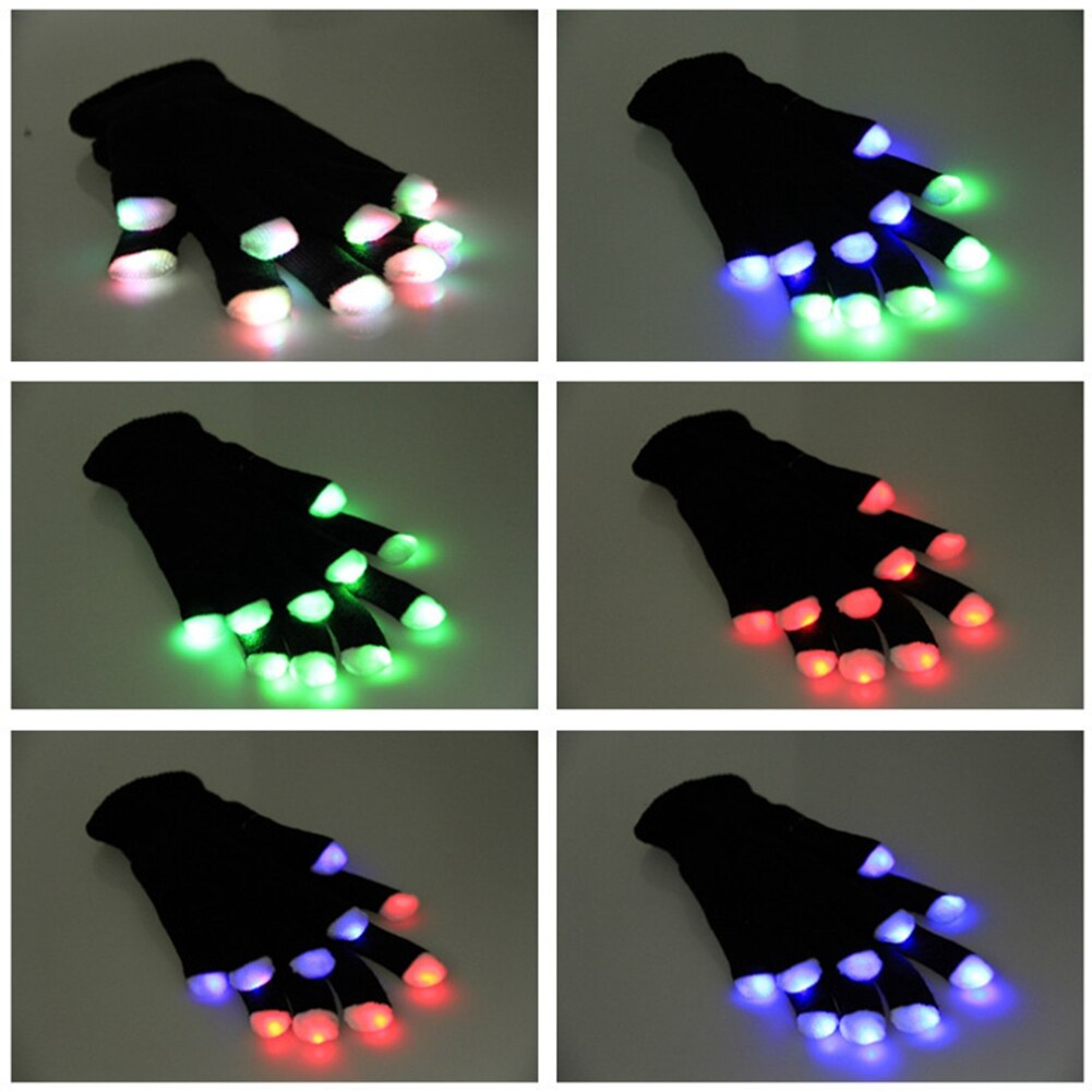LED Light Gloves Finger Dance
