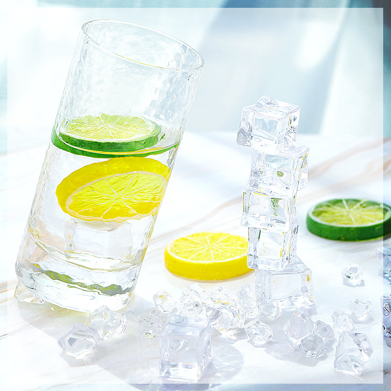 28pcs Transparent Granule Ice Artificial
