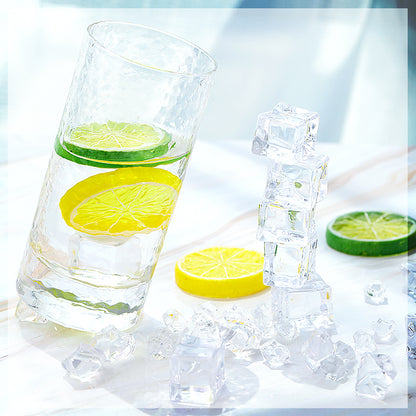 28pcs Transparent Granule Ice Artificial