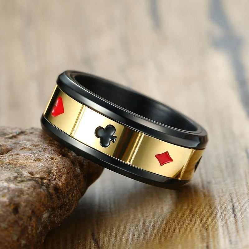 Spinner Ring Playing card