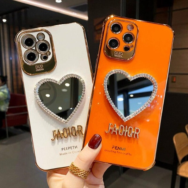 Makeup Mirror Mobile Phone Case
