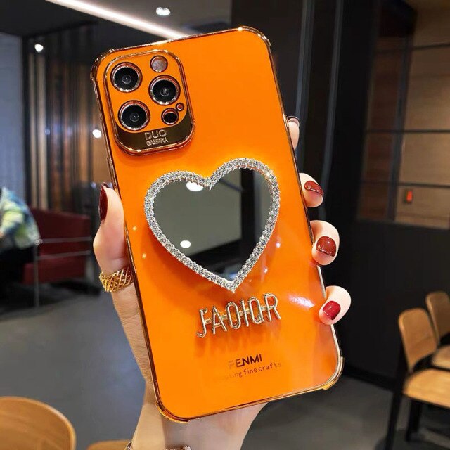 Makeup Mirror Mobile Phone Case