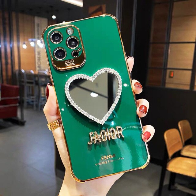 Makeup Mirror Mobile Phone Case