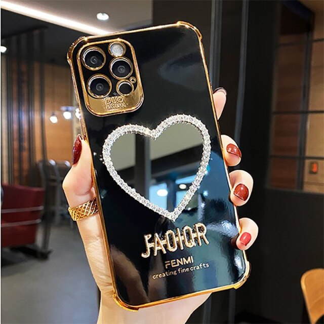 Makeup Mirror Mobile Phone Case