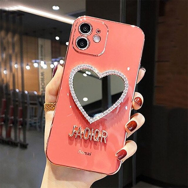 Makeup Mirror Mobile Phone Case