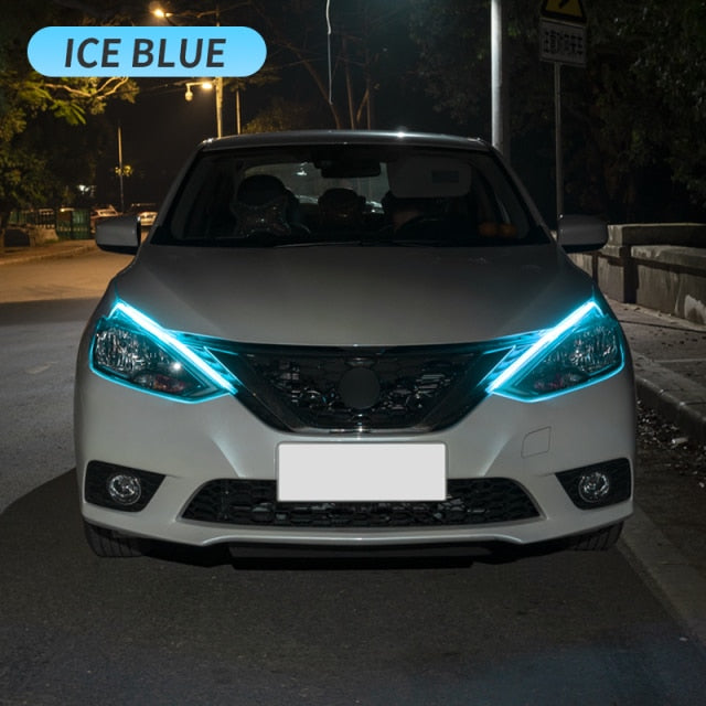 2pcs LED DRL Car Daytime Running Light