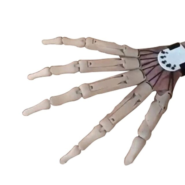 Halloween Articulated Finger Gloves With Flexible Joint Halloween Party Dress Cosplay Costume Decoration Cosplay Accessories