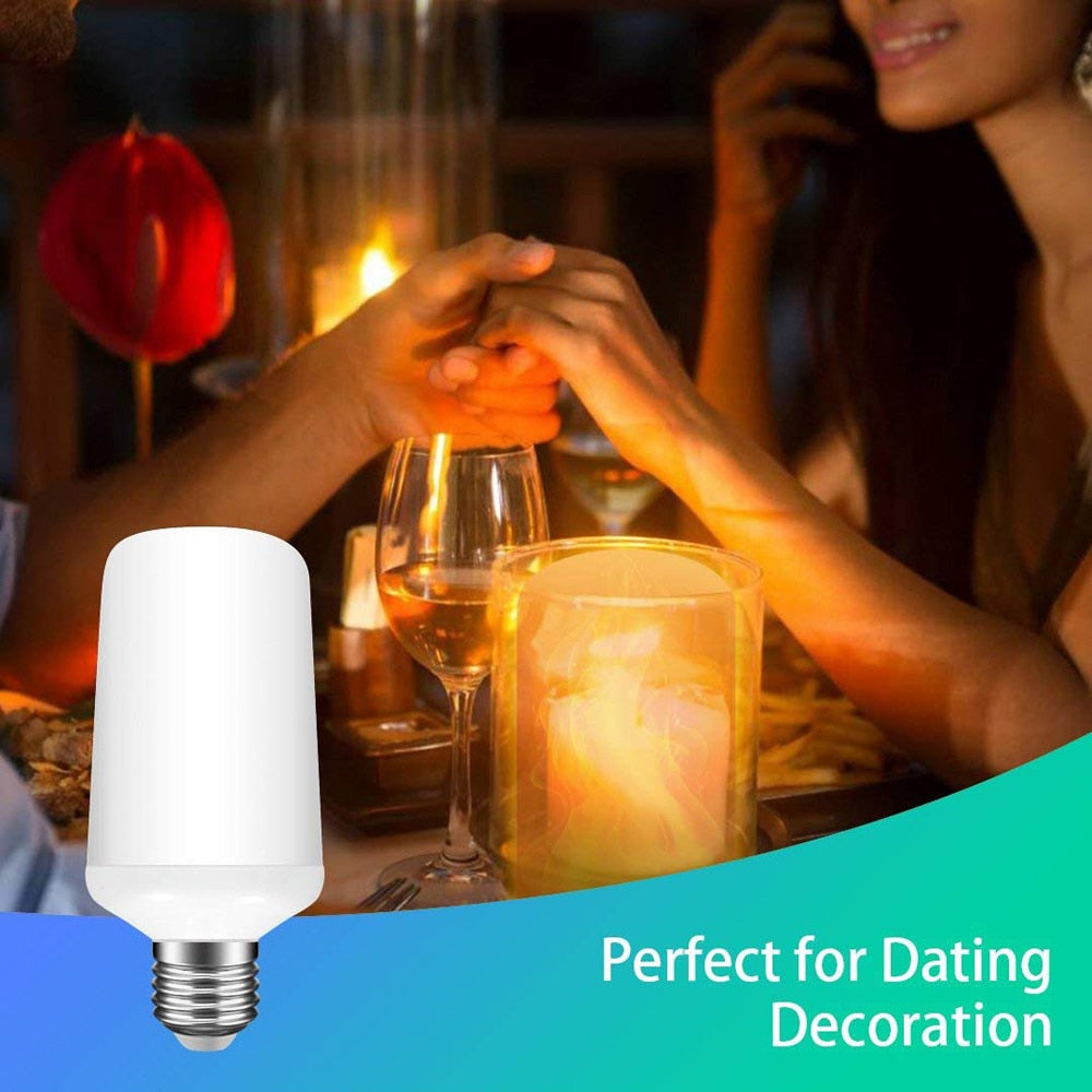 led flame light bulb