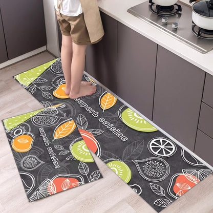 Ultra Thick Kitchen Printed Non-Slip Carpet