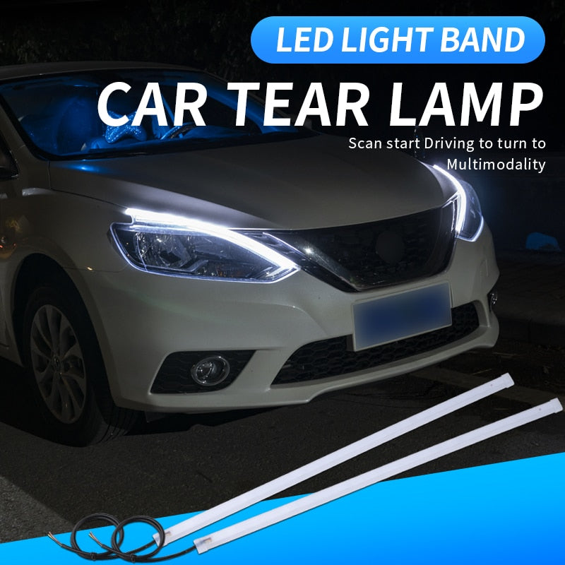 2pcs LED DRL Car Daytime Running Light