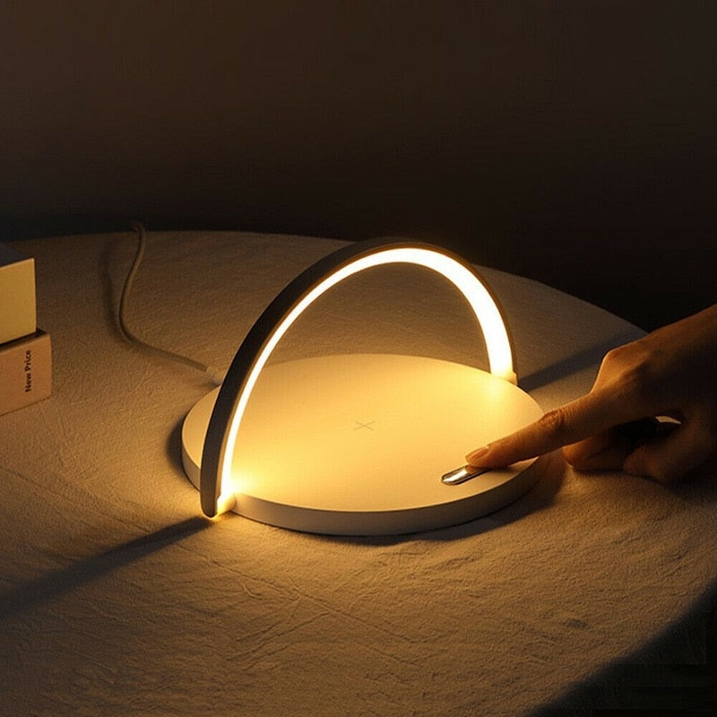 wireless charging, night light, mobile phone holder
