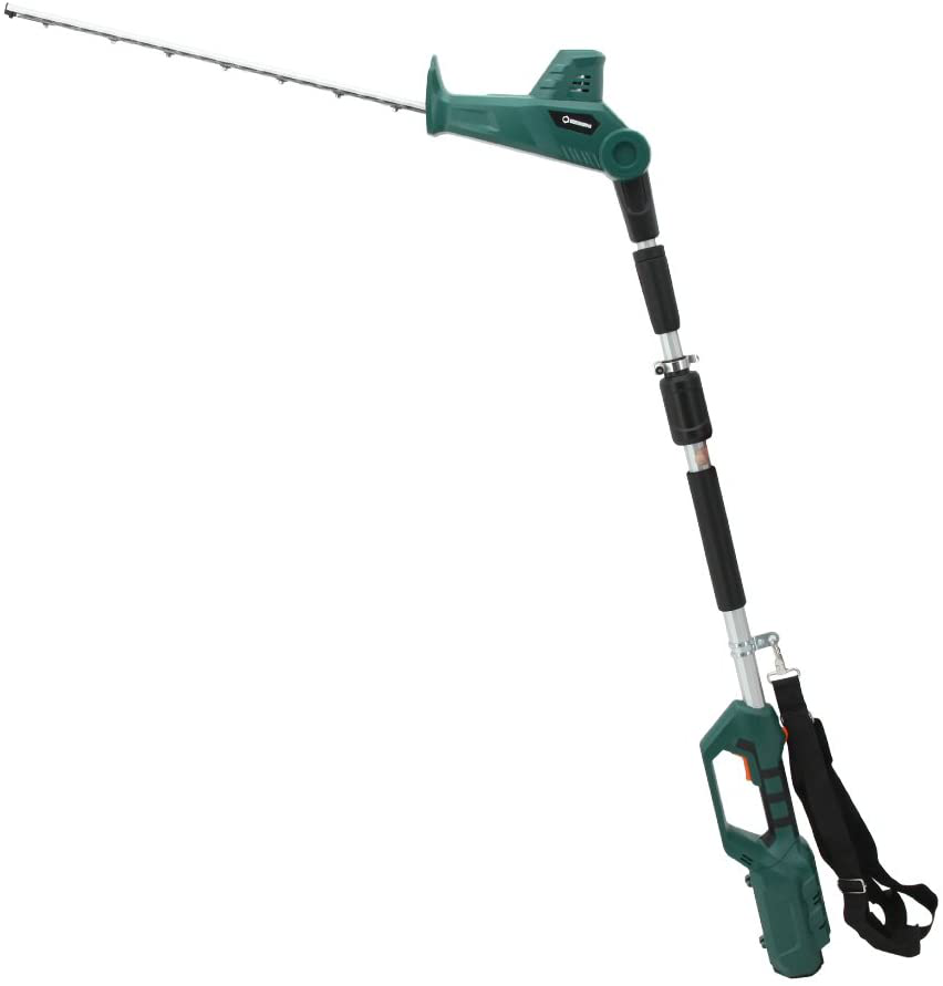 Cordless Electric Battery Powered 2-in-1 Pole Hedge Trimmer