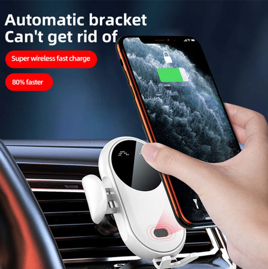 Universal Car Phone Holder & Super Fast Wireless 15W Qi Charge